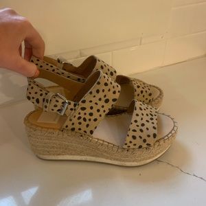 Dolce vita cheetah espadrilles 7.5